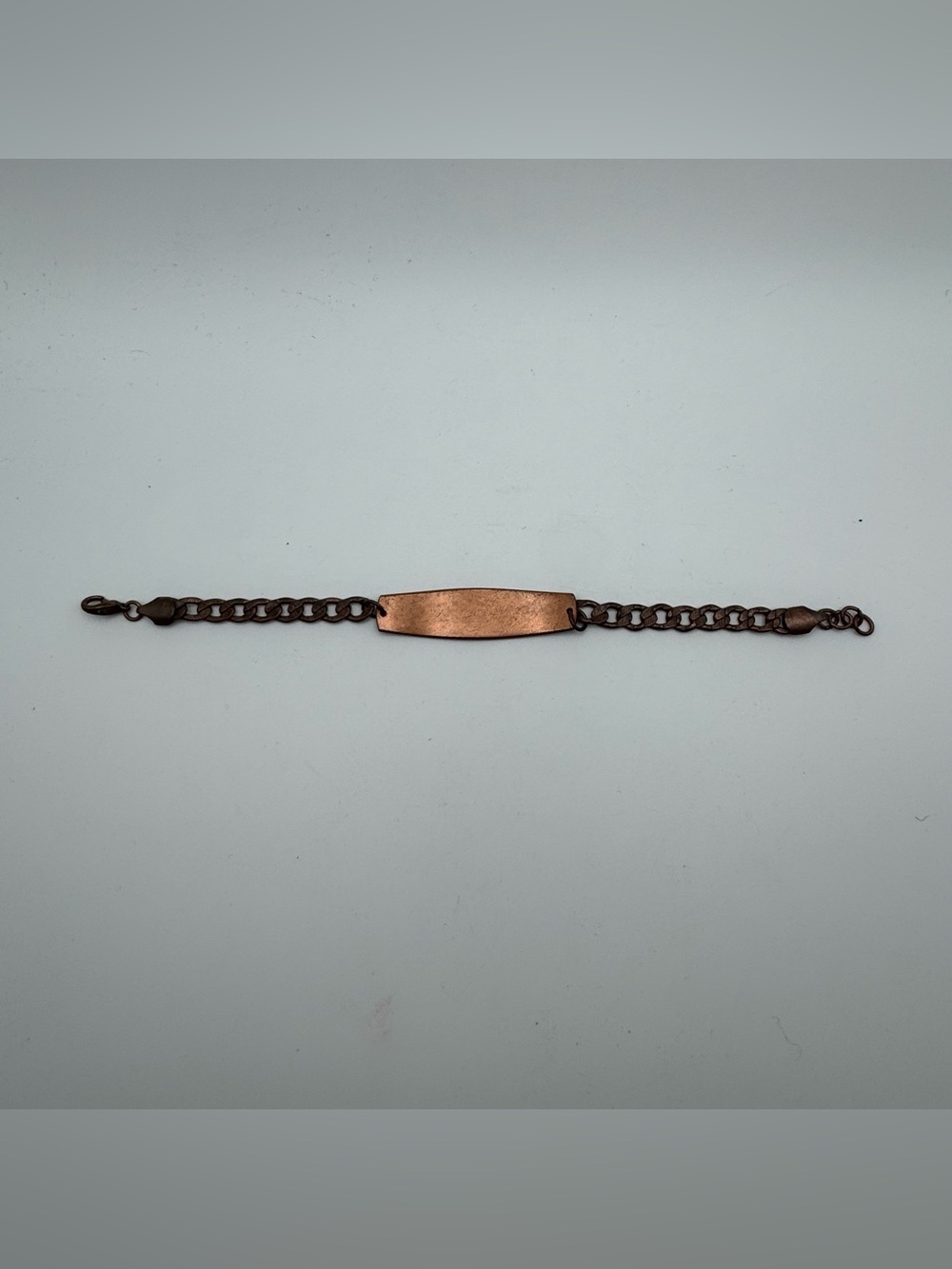 Copper Tone Dragonfly Floral Link Bracelet Nature Garden Cuff Style - Picture 6 of 7